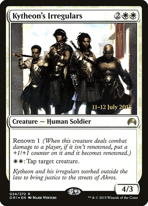 Kytheon's Irregulars Card Front