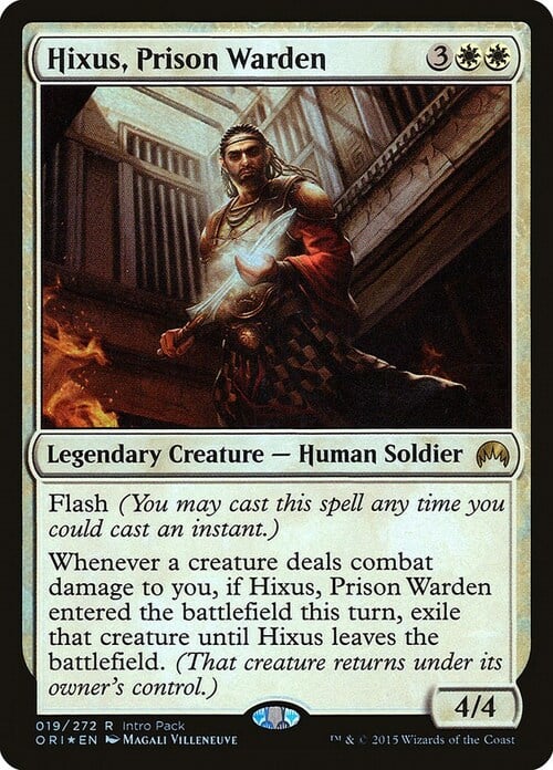 Hixus, Guardiano della Prigione Card Front