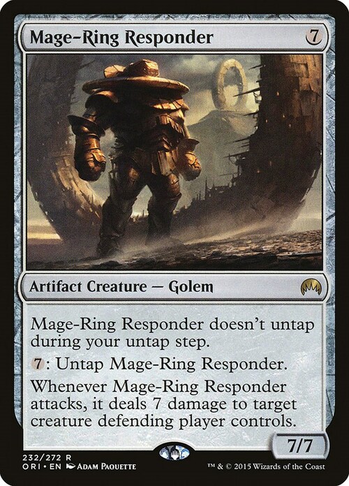 Mage-Ring Responder Card Front
