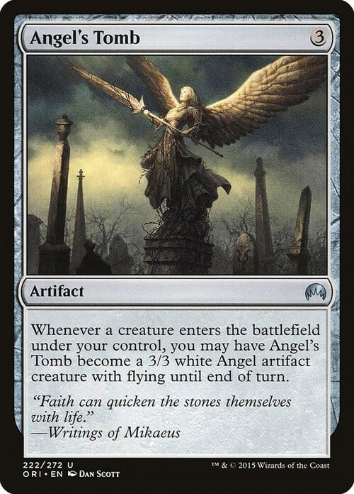 Angel's Tomb Card Front