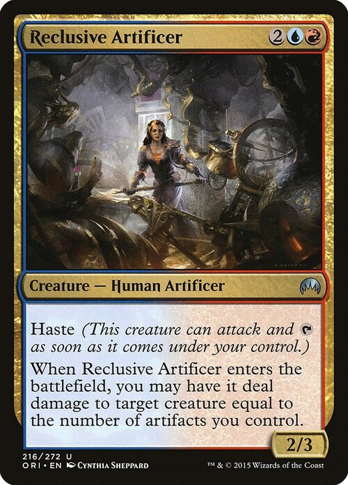 Reclusive Artificer Card Front