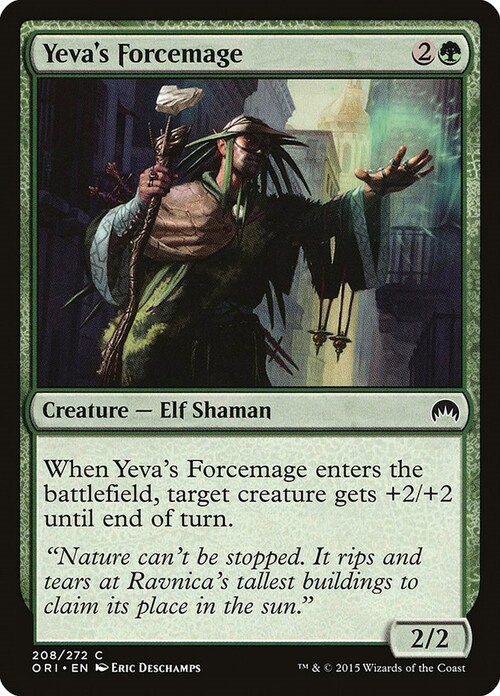 Yeva's Forcemage Card Front
