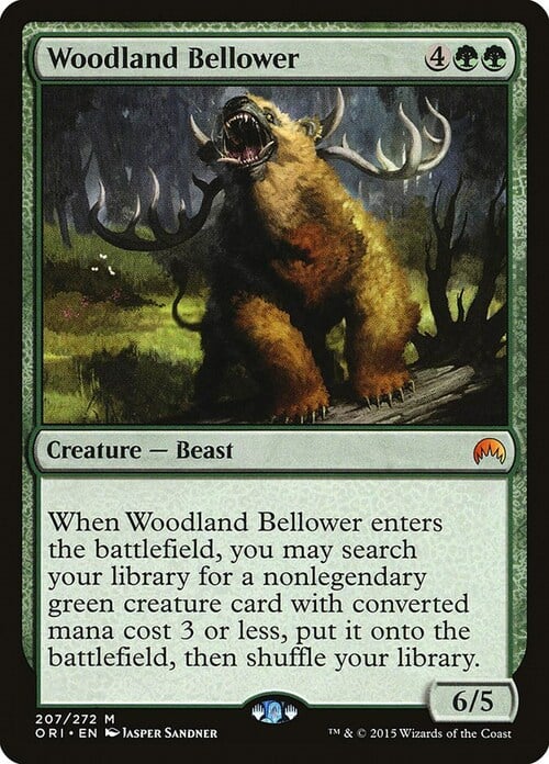 Woodland Bellower Card Front