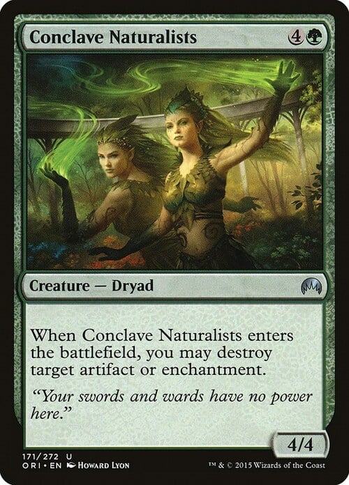 Naturaliste del Conclave Card Front
