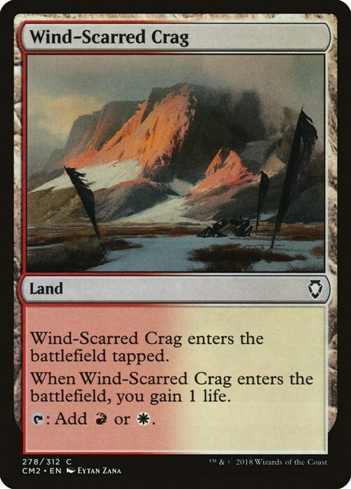 Wind-Scarred Crag Card Front