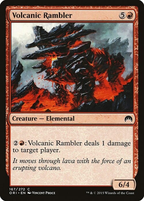 Volcanic Rambler Card Front