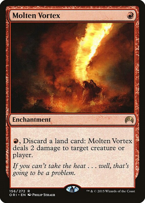 Molten Vortex Card Front