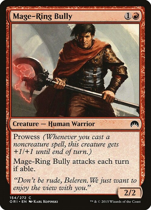 Mage-Ring Bully Card Front