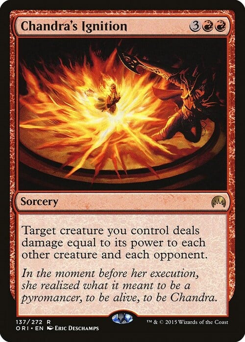 Chandra's Ignition Card Front
