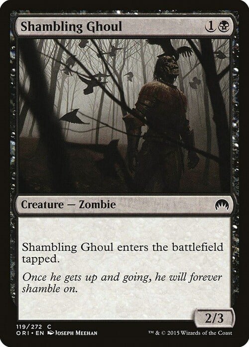 Shambling Ghoul Card Front