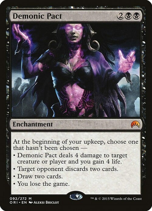Demonic Pact Card Front