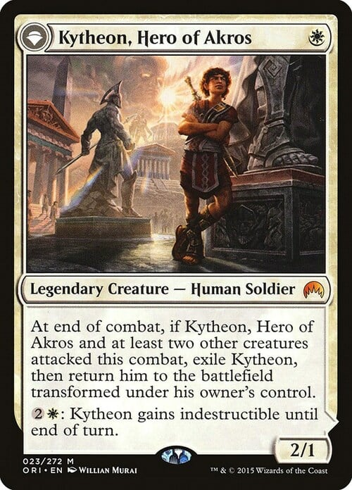 Kytheon, héroe de Akros // Gideon, forjado en la batalla Frente