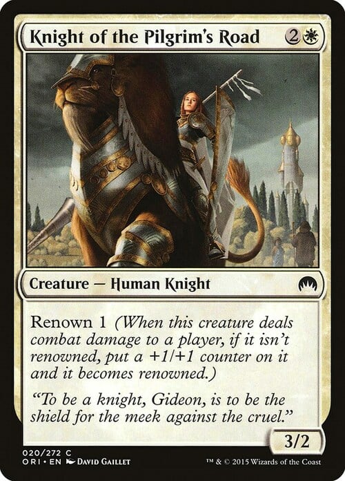 Knight of the Pilgrim's Road Card Front