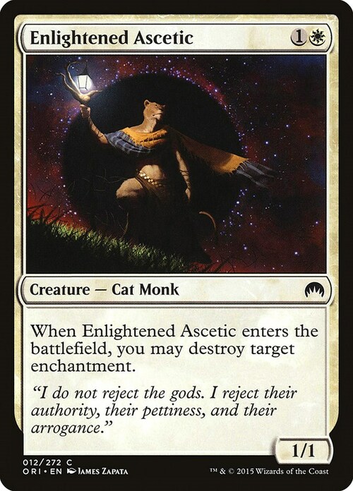 Enlightened Ascetic Card Front