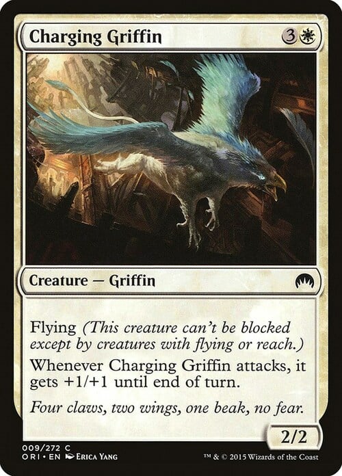 Charging Griffin Card Front
