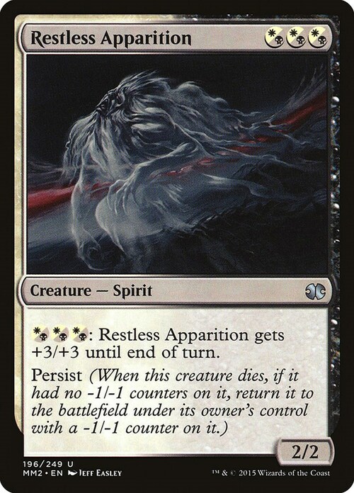 Restless Apparition Card Front