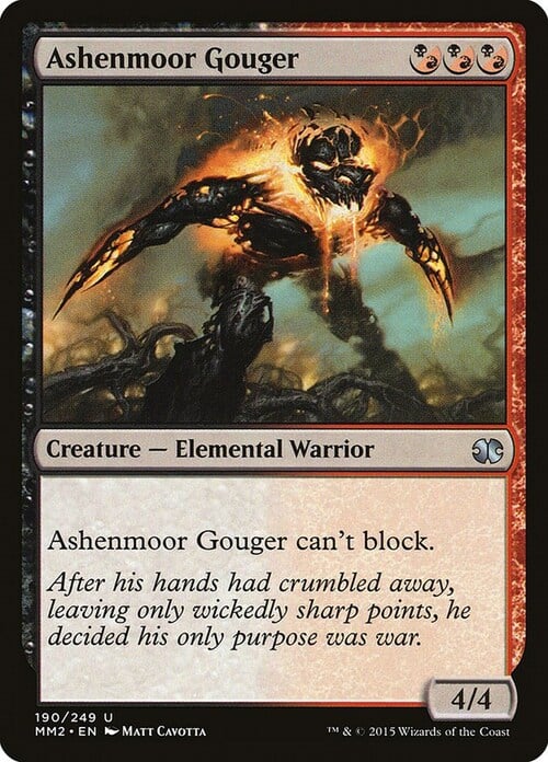Ashenmoor Gouger Card Front