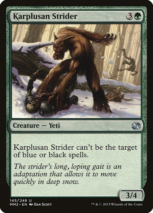 Karplusan Strider Card Front