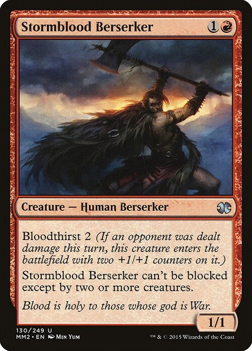Stormblood Berserker Card Front