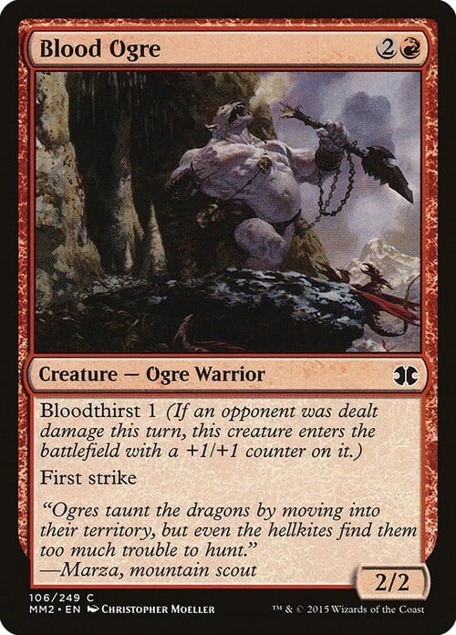 Blood Ogre Card Front