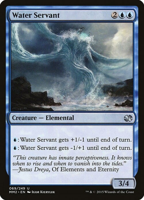 Water Servant Card Front